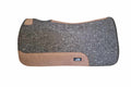 AlpenPad 2.0 – High Quality vilten Western Pad – Grey met licht leder