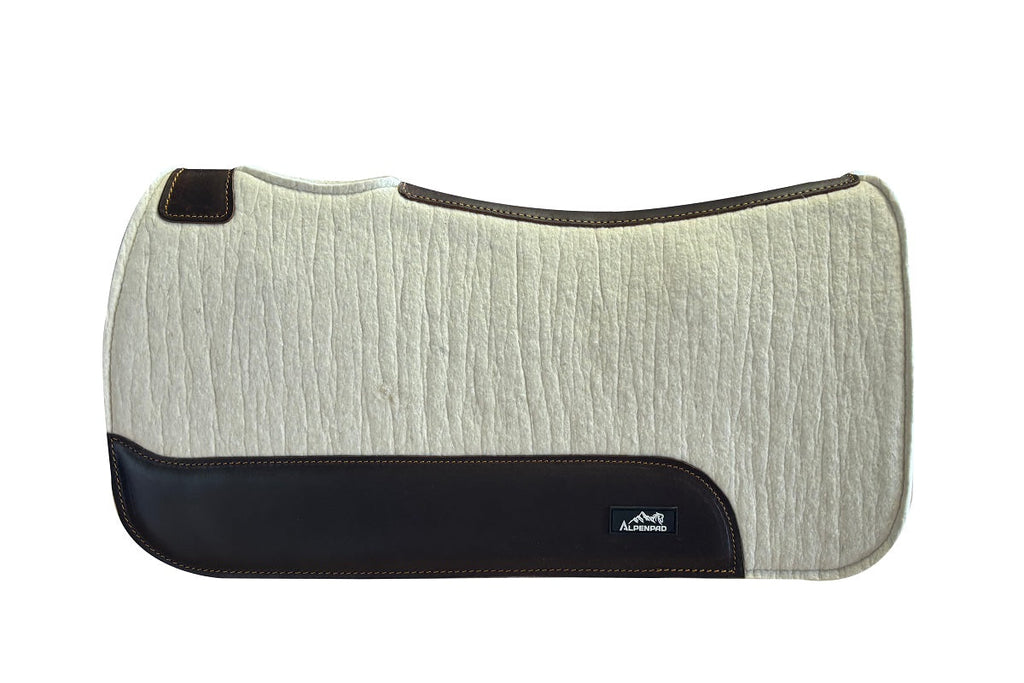 AlpenPad 2.0 – High Quality vilten Western Pad Cream – korte maat 75 cm