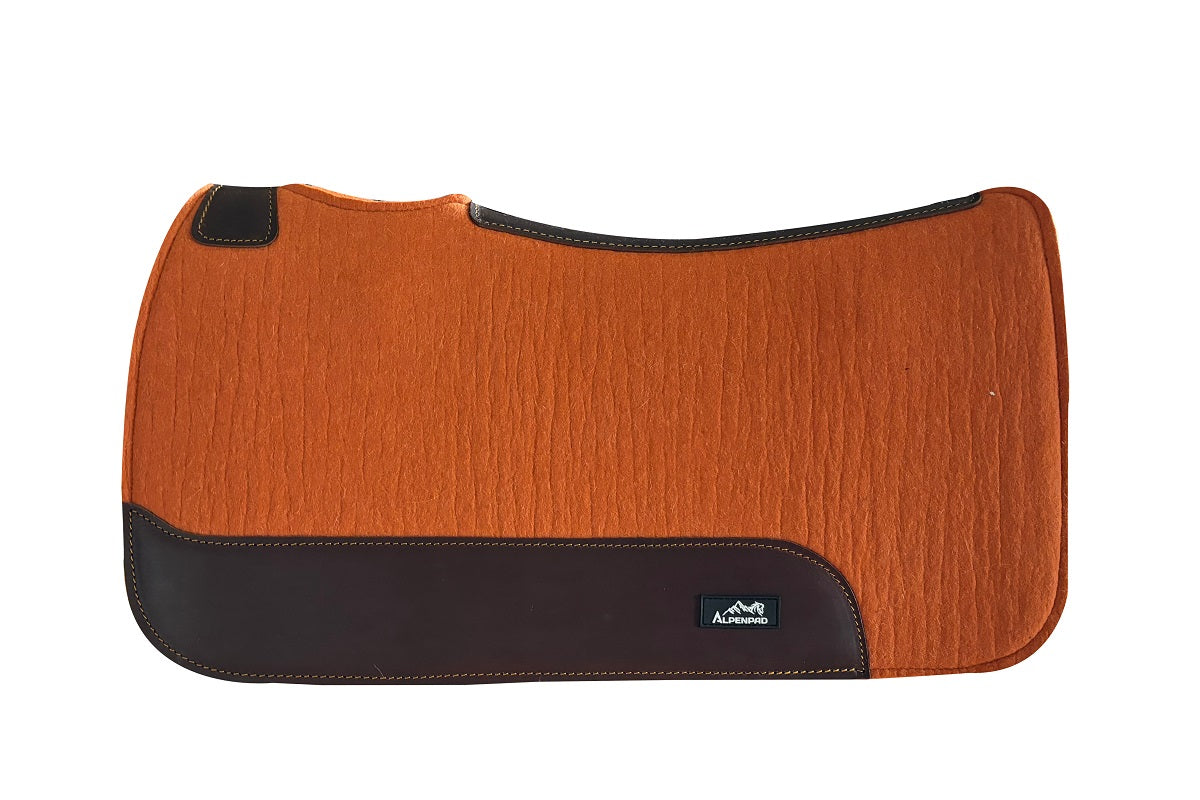 AlpenPad 2.0 – High Quality vilten Western Pad Orange – korte maat 75 cm
