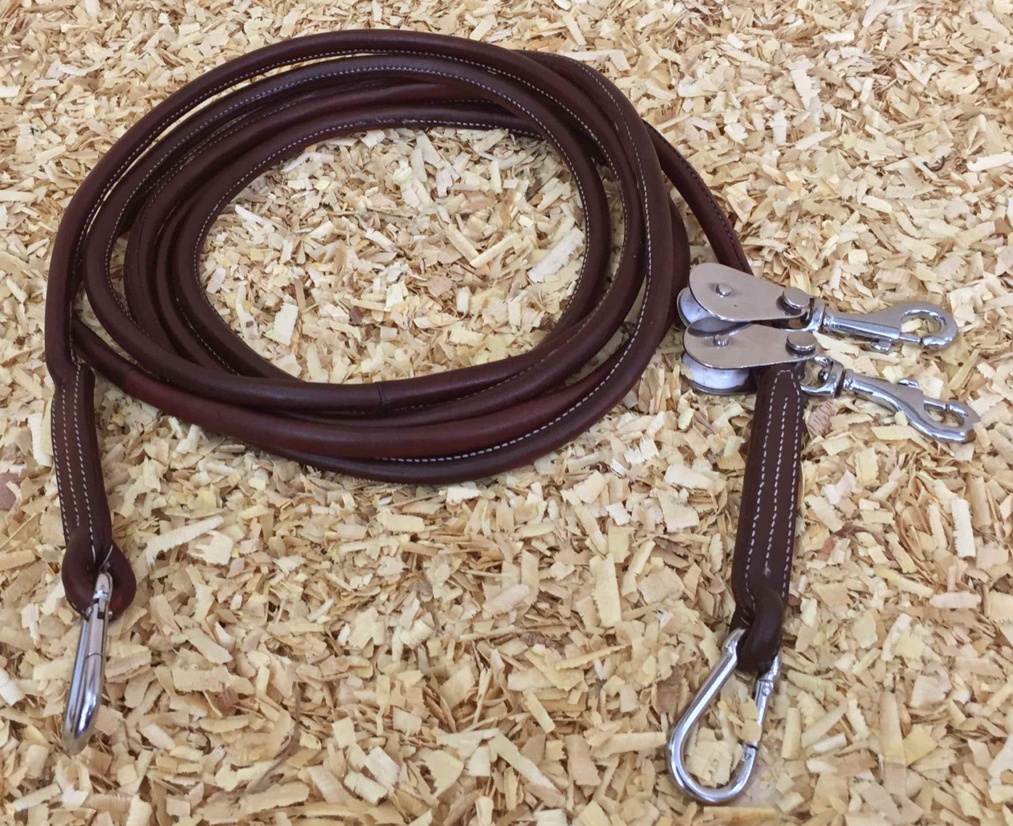 ROUND leder drawteugels
