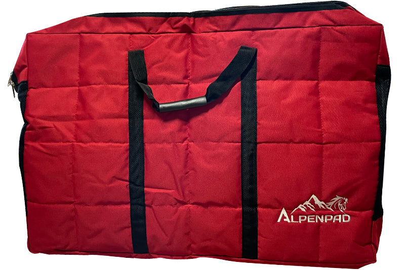 AlpenPad – gewatteerde en geborduurde Premium padbag & blanketbag – met twee Fächern