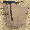 BEIGE suède CHINK chaps