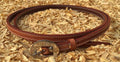 Leder throat latch