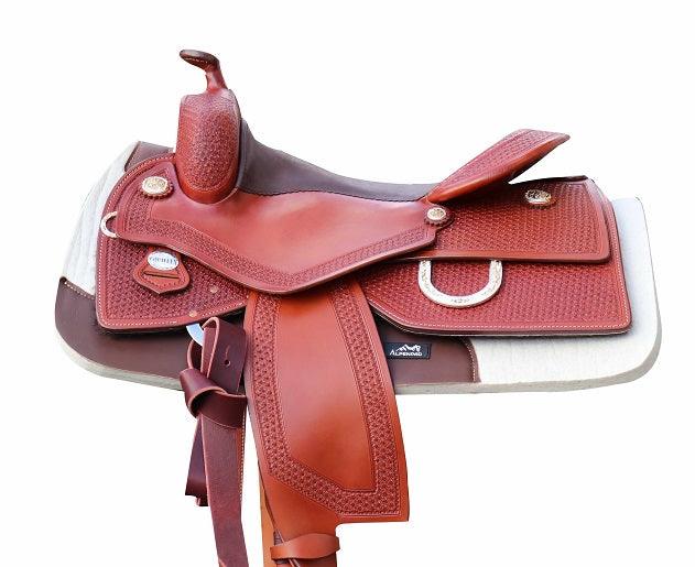 AlpenPad 2.0 – High Quality vilten Western Pad Cream – korte maat 75 cm