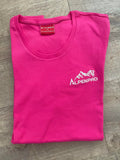 AlpenPad – Geborduurd katoenen shirt – Pink / L, XL, 2XL