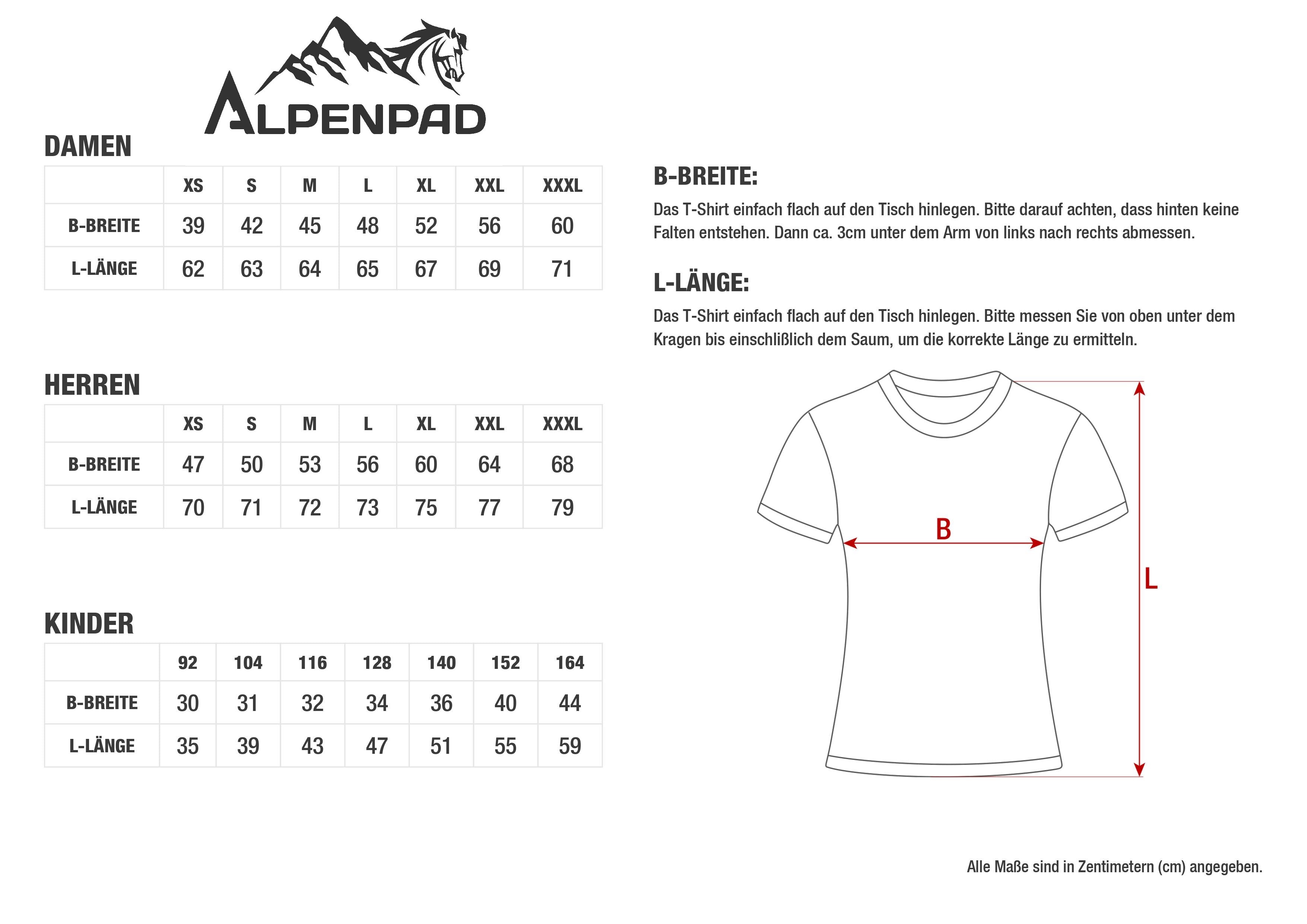 AlpenPad – Geborduurd katoenen shirt – Pink / L, XL, 2XL