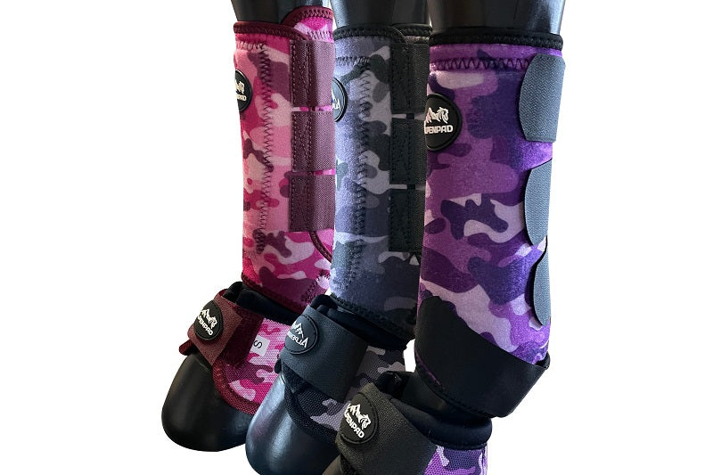 AlpenPad – EquiShield beenbeschermers – Camouflage Edition