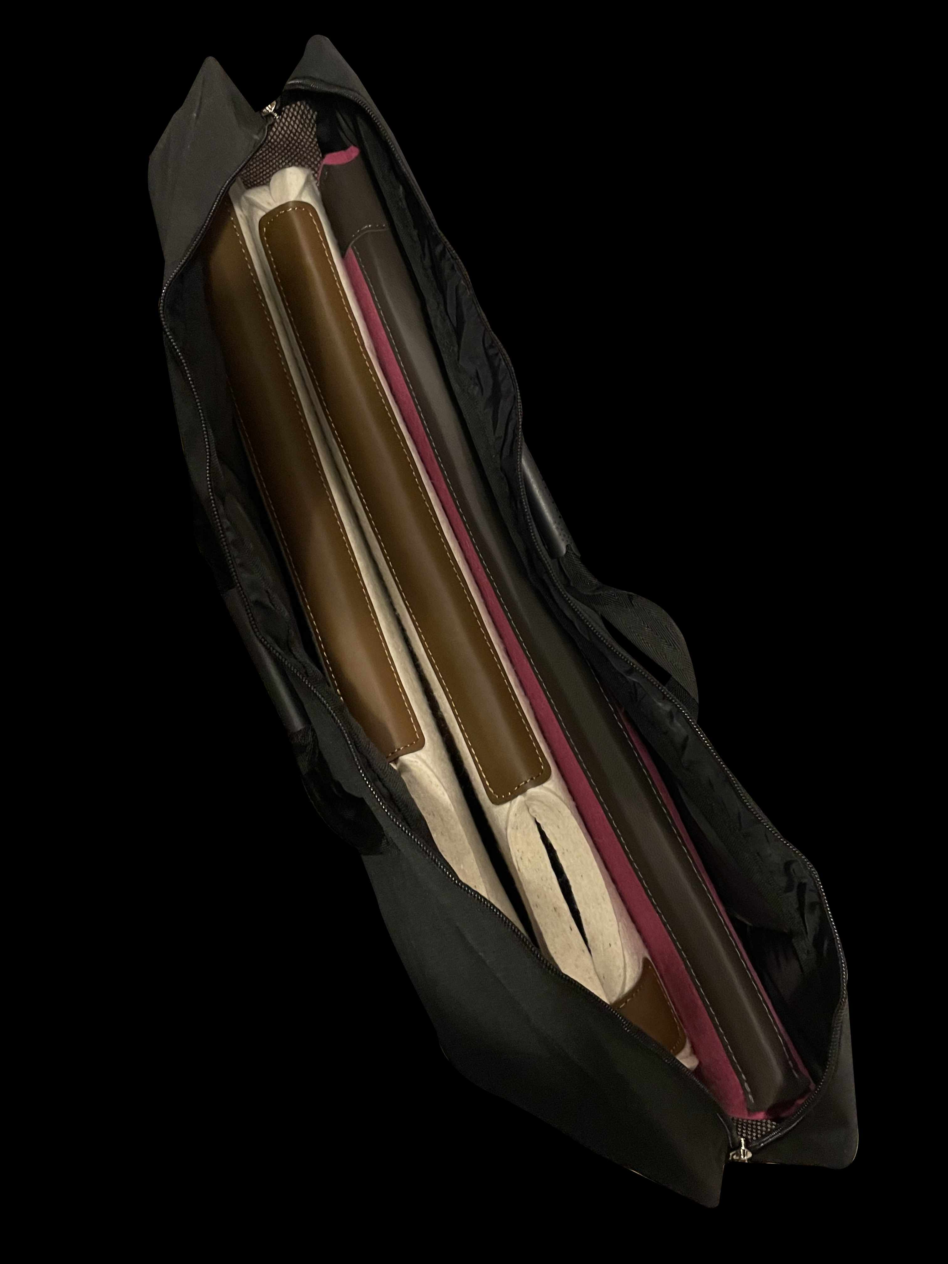 AlpenPad – gewatteerde en geborduurde Premium padbag & blanketbag – met twee Fächern