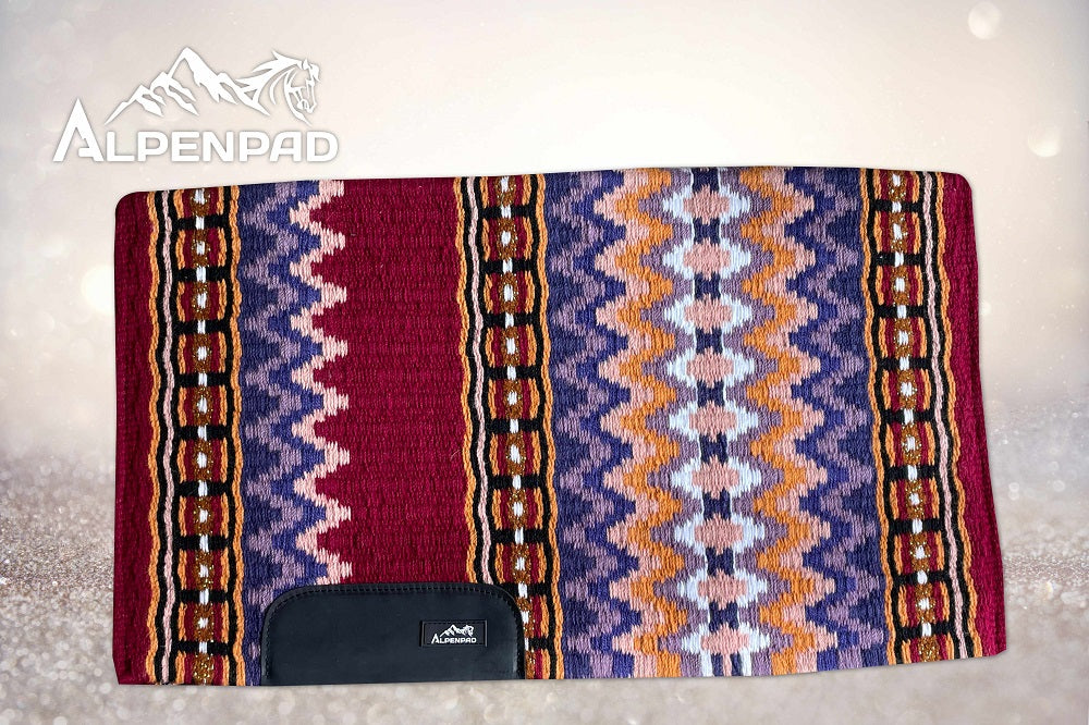 AlpenPad Show Blanket #25B *rood, glitzernd