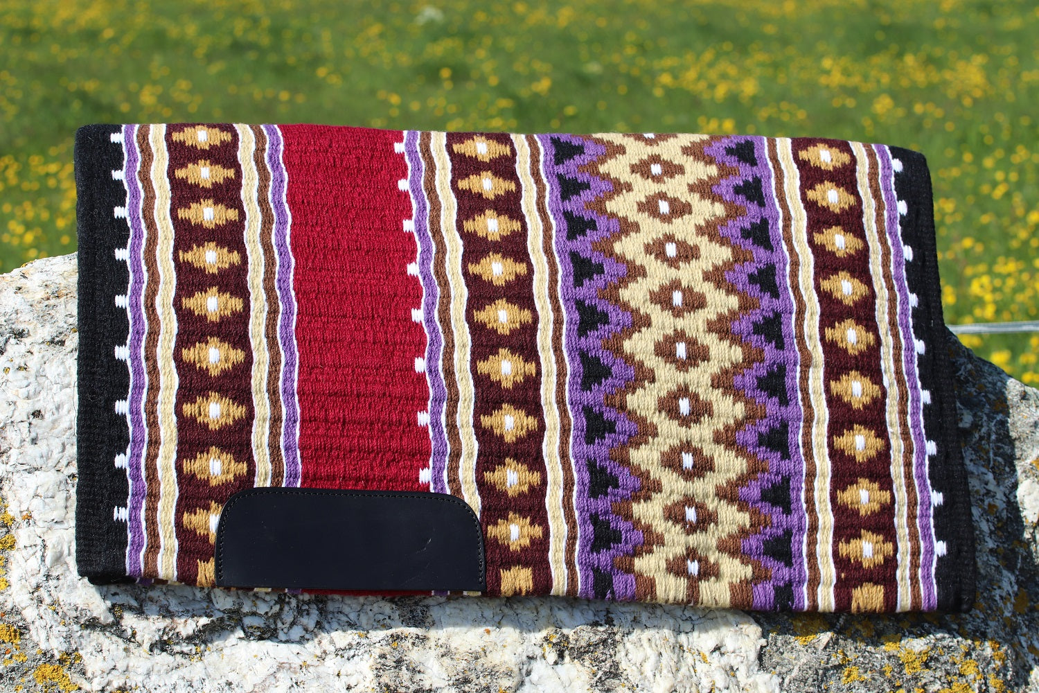 AlpenPad Show Blanket #3 *Rood, paars, bruin, creme