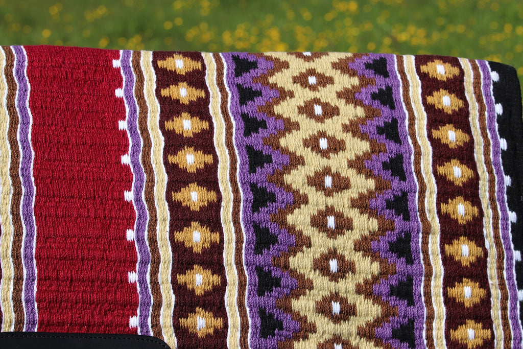 AlpenPad Show Blanket #3 *Rood, paars, bruin, creme