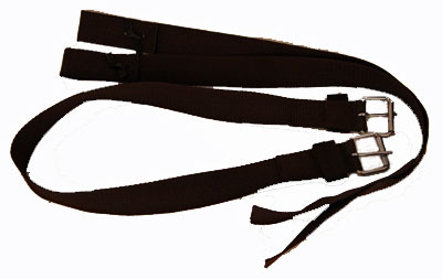 Nylon backcinch met side straps