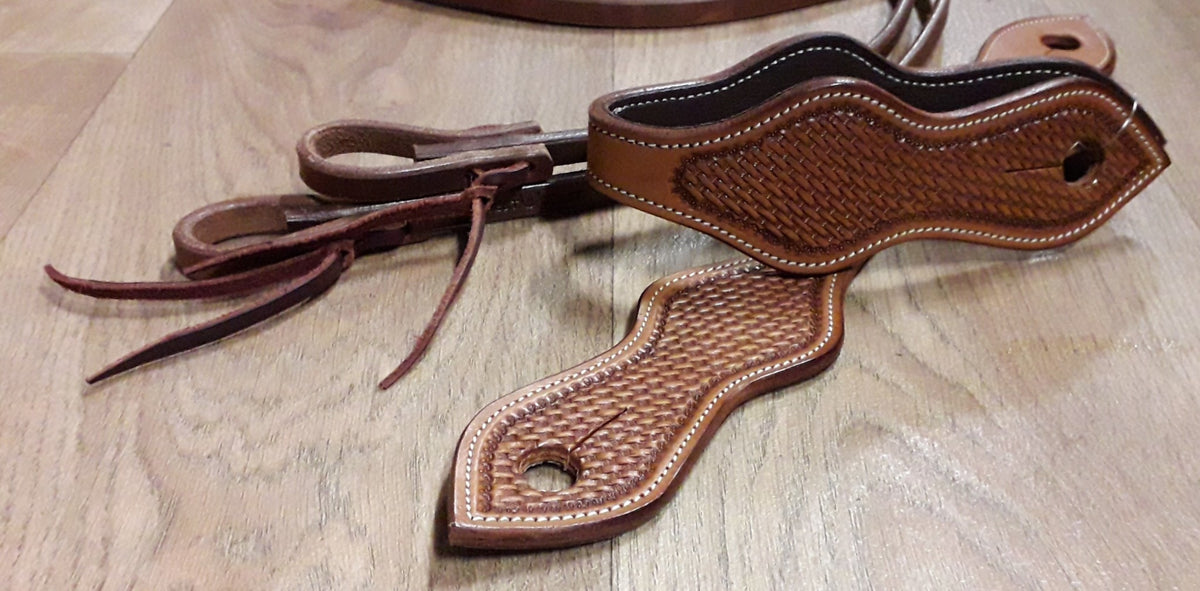 Leder slobberbars