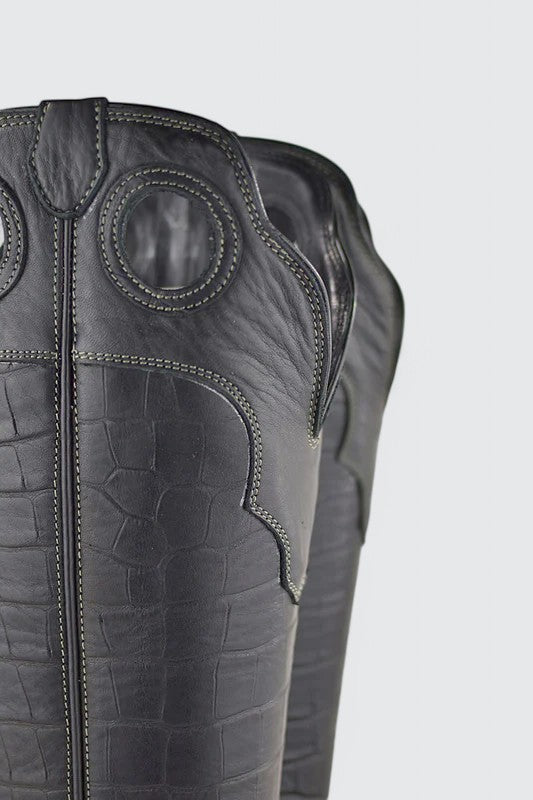 Buckaroo Croco Zwart