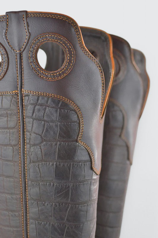 Buckaroo Croco Donkerbruin