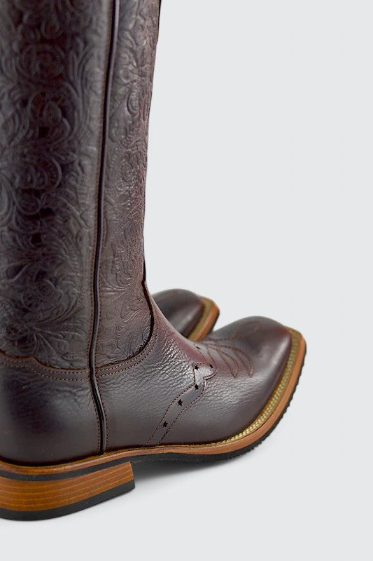 Buckaroo Bloemenmotief Donkerbruin