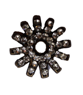 Antique zilver spoorwheel concho