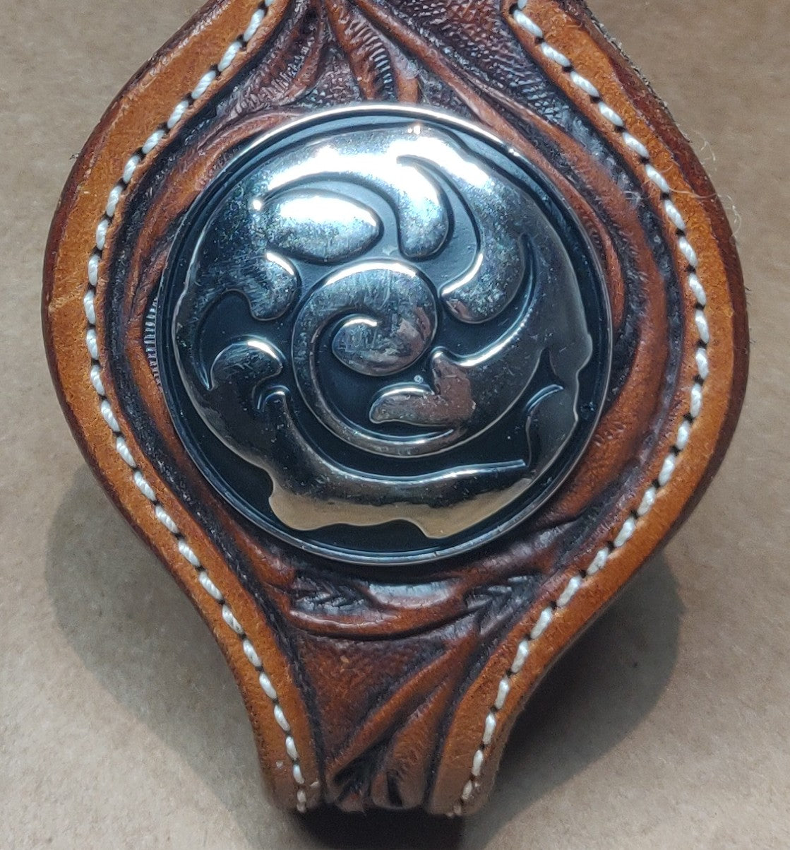Concho zwart met zilver