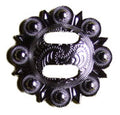 Zilver slotted concho