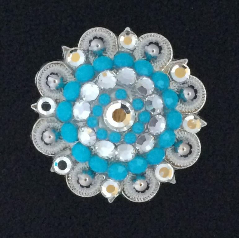RHINESTONE concho 1-1/2″