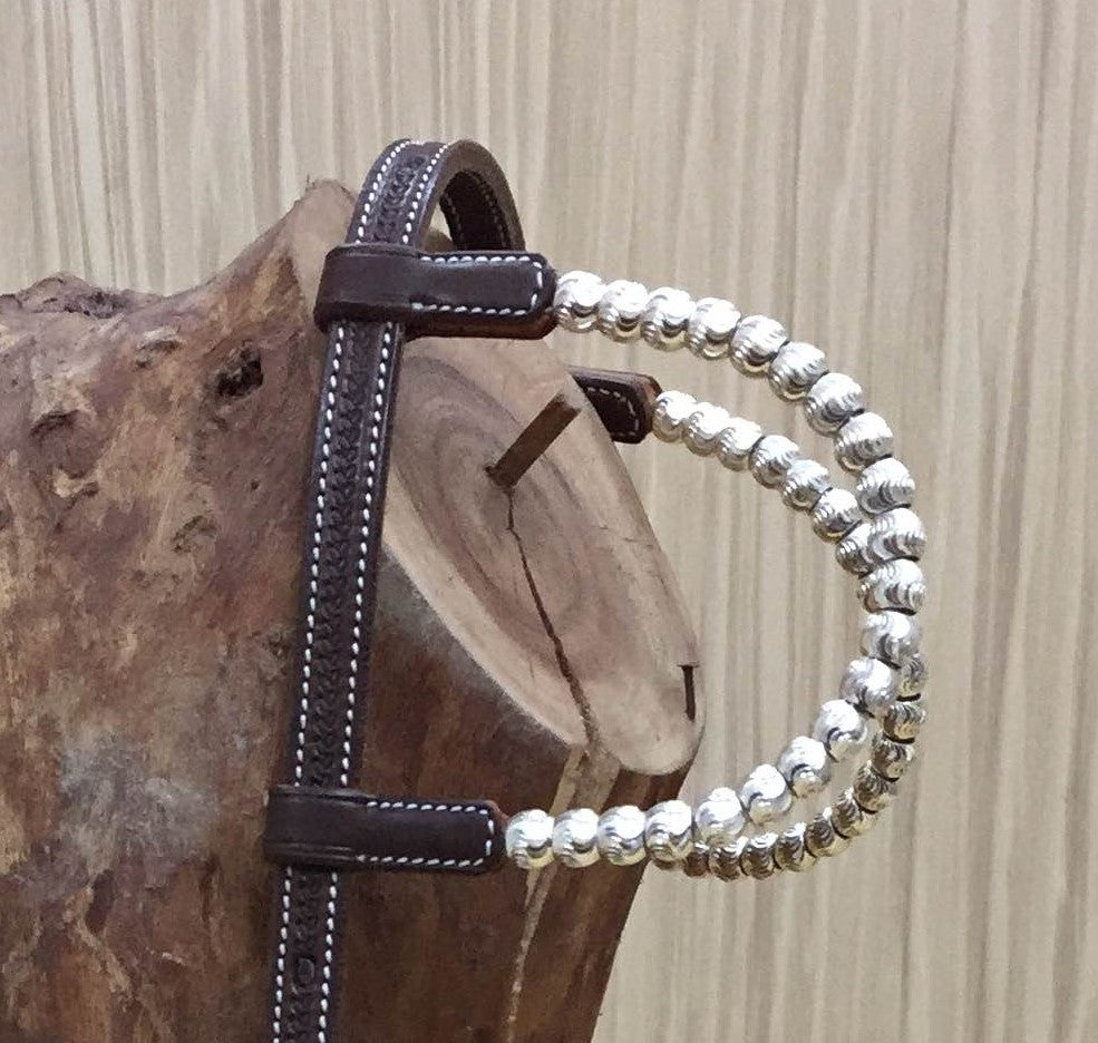 Earpiece met zilver balls