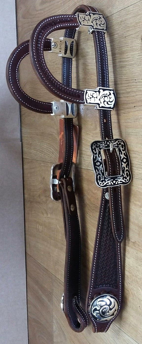 Earpiece met zilver buckles