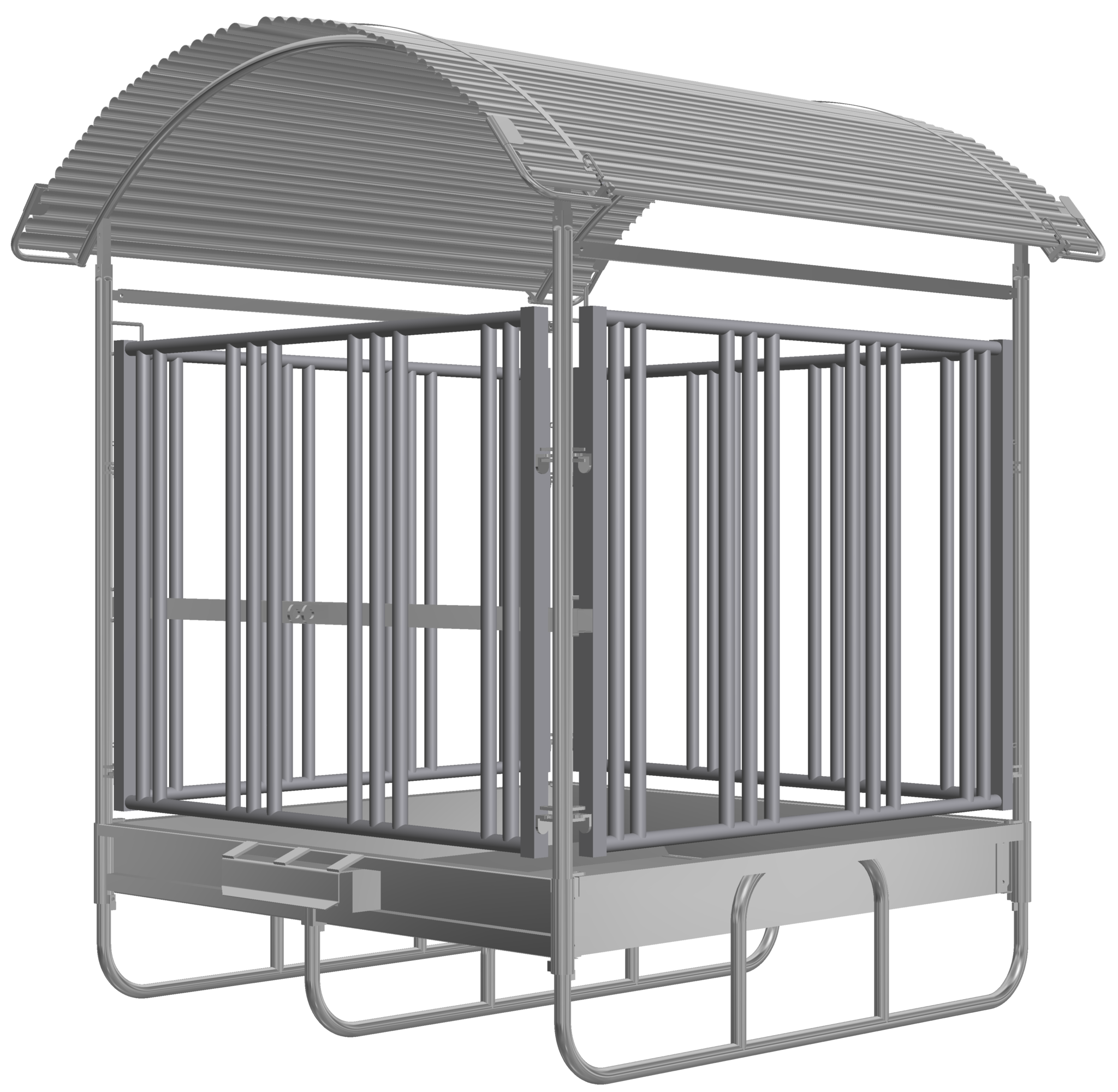 Zwaar staal horse feeder