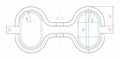 Zwaar staal clamp to connect panels