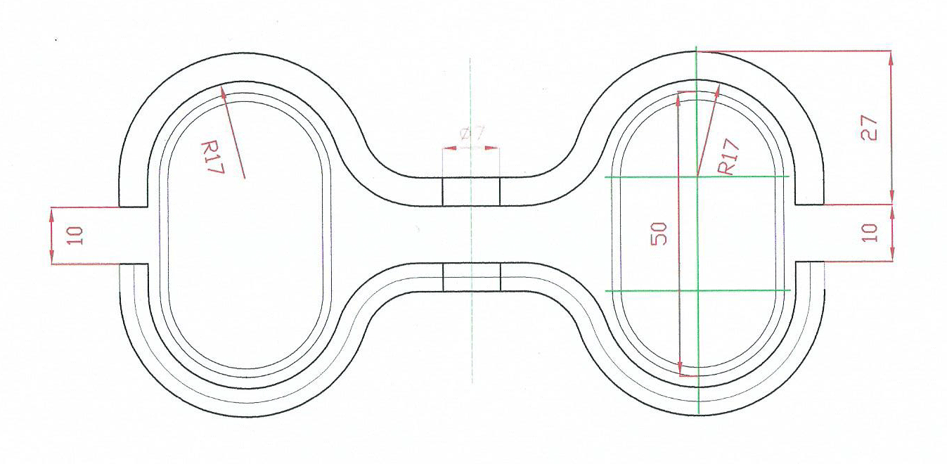 Zwaar staal clamp to connect panels
