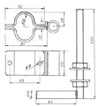 Zwaar staal clamp