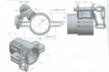 Clamp for round post