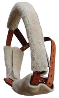 Leder crib collar