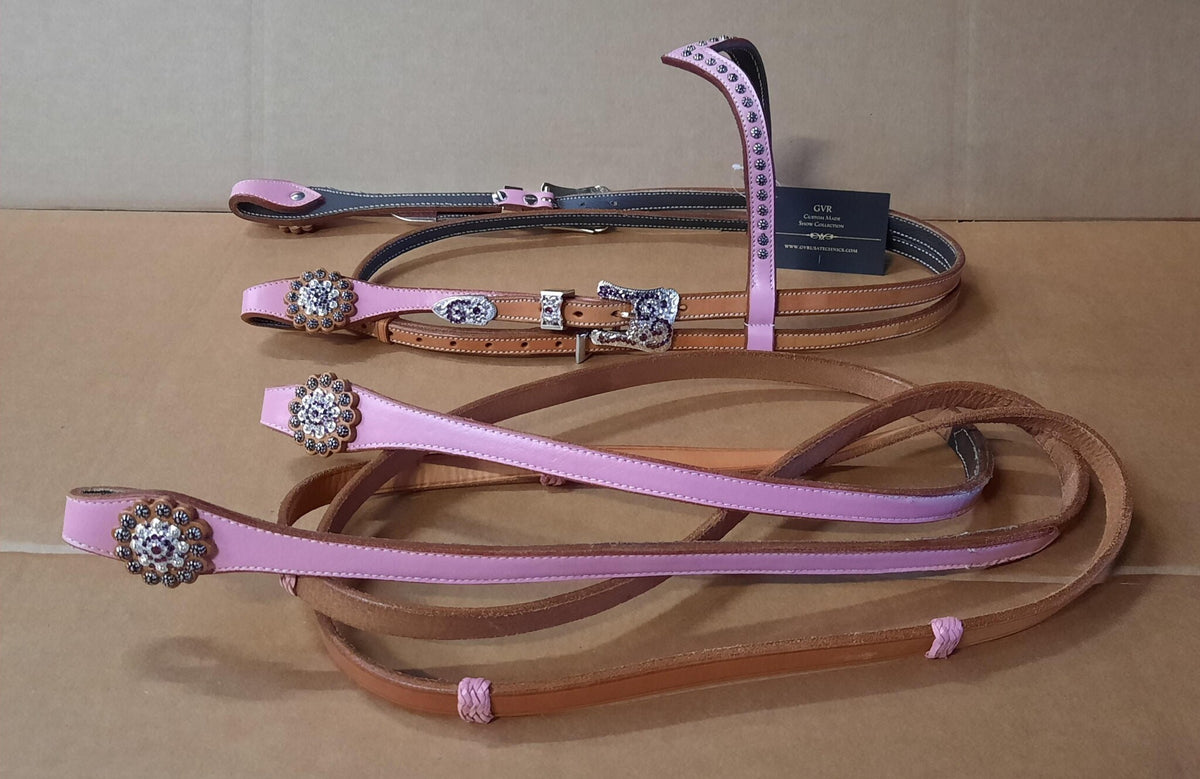 SET hoofdstel met matching teugels