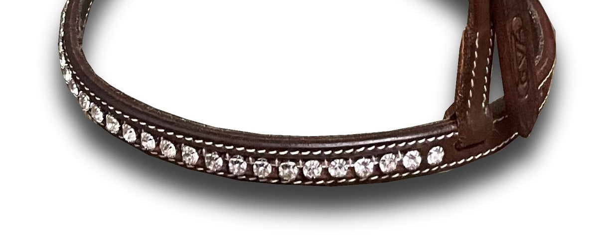 Neusriem met wit RHINESTONES