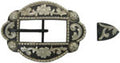 Buckle set zwart steel