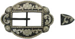 Buckle set zwart steel