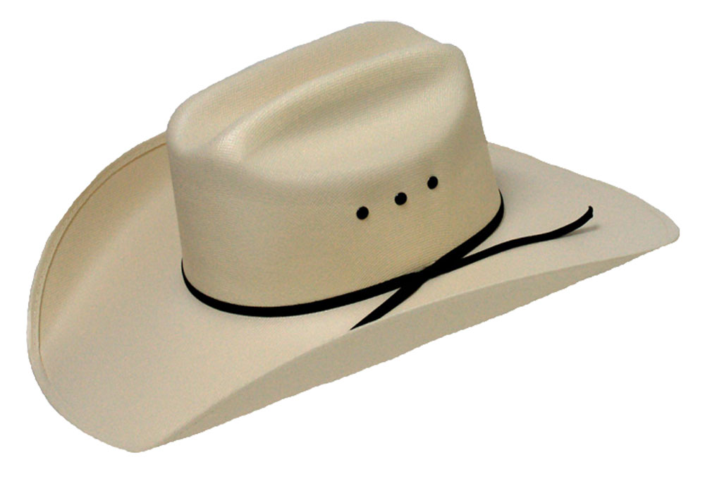Cream canvas hoed