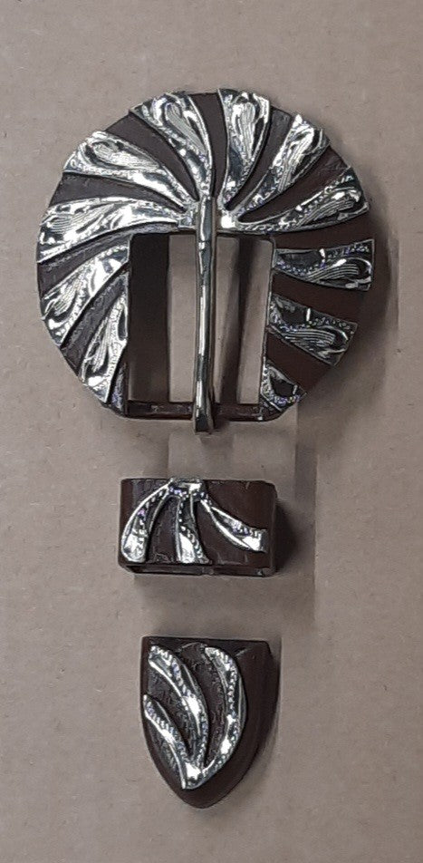 Hansen zilver buckle set