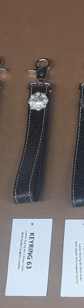 Leder keychain