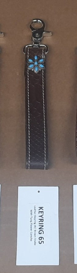 Leder keychain