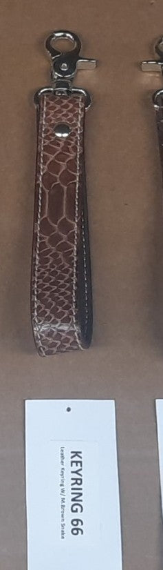 Leder keychain