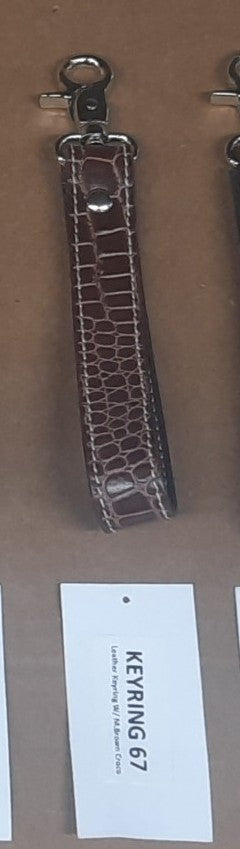Leder keychain