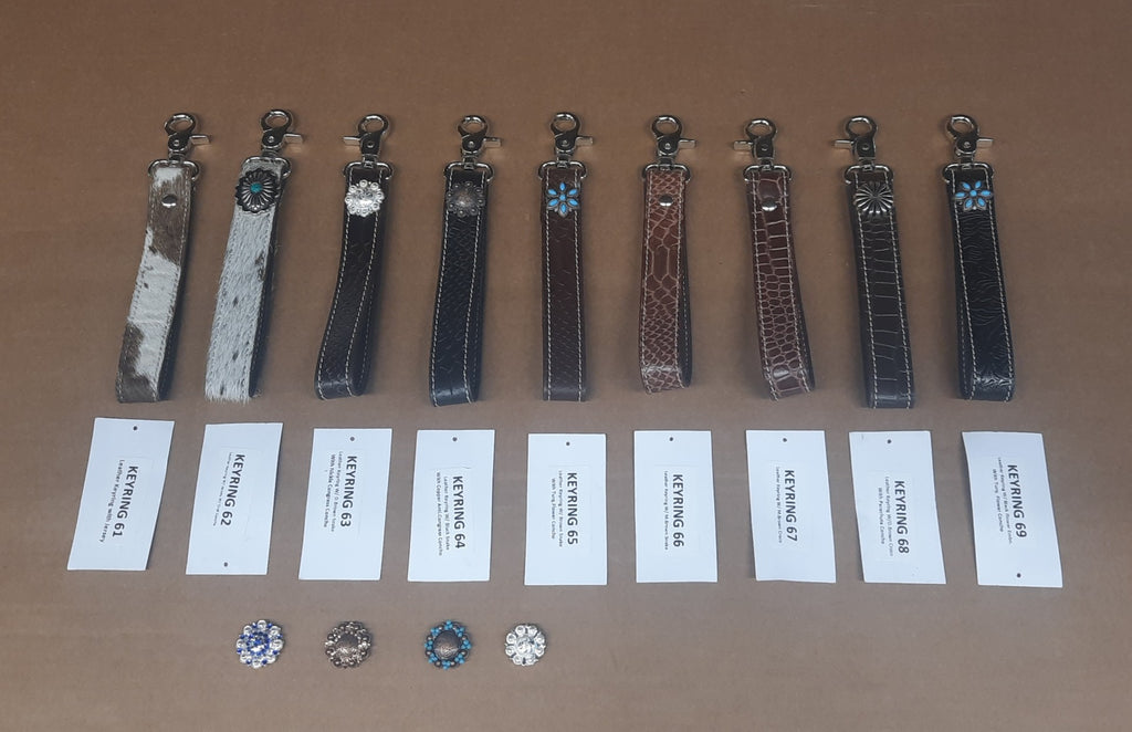 Leder keychain