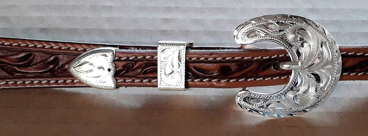 Hansen zilver buckle set