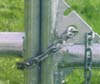 Zwaar staal feeder panel met door.