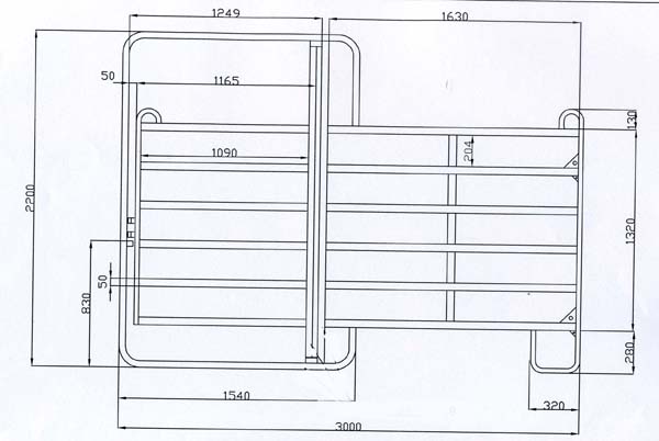 Zwaar staal doorpanel