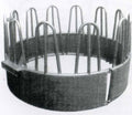 Zwaar staal round hay feeder
