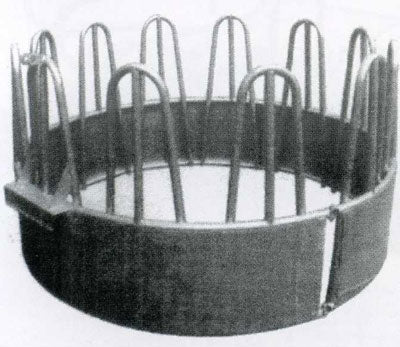 Zwaar staal round hay feeder