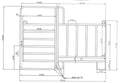 Zwaar staal feeder panel met door