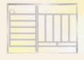 Zwaar staal feeding panel met door